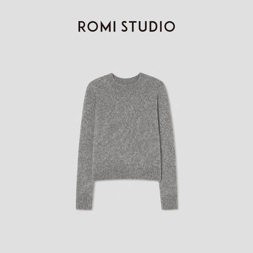 ROMI STUDIO“格雷高知”牦牛绒绵羊毛混纺软糯套头毛衫RW24AS90937 商品图1