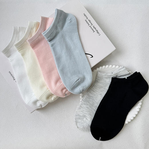 基础百搭19元6双装女式袜短款组合款-纪念日百货门店同款168195884 商品图0