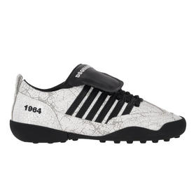 DSQUARED2 女士系带低帮运动鞋 白色+黑色 SNW0304 43108439 M072