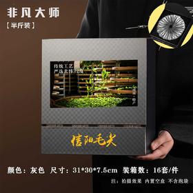 非凡大师【灰.30摆泡信阳毛尖】28元1套.整箱16套