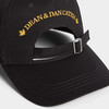 DSQUARED2 男士加拿大徽章棒球帽 黑色 BCM0925 05C00001 2124 商品缩略图4