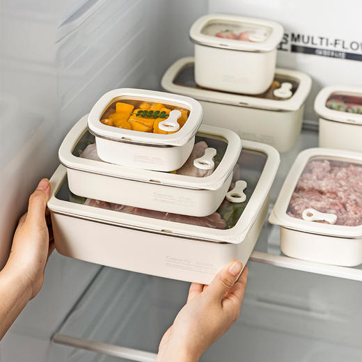 摩登主妇304不锈钢食品级保鲜盒饭盒密封盒水果便当盒冷冻分装盒 商品图1