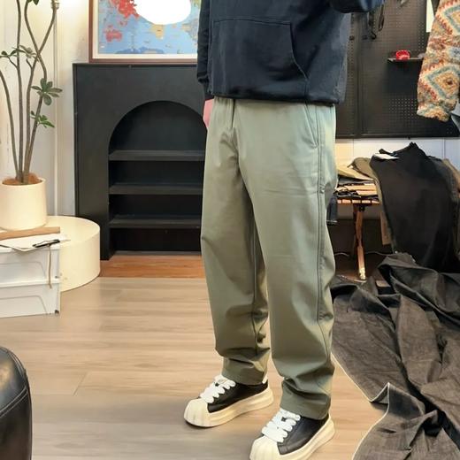 加绒加厚 Wt@ps防刮格纹 小极简徽标宽松微锥工装休闲裤 商品图2
