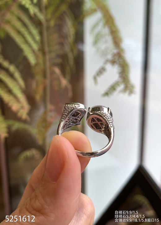 5251612，平安扣戒指。具体价格微信咨询 商品图5