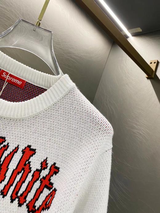 F011219联名款白雪公主图案提花圆领套头毛衣男女同款 商品图6