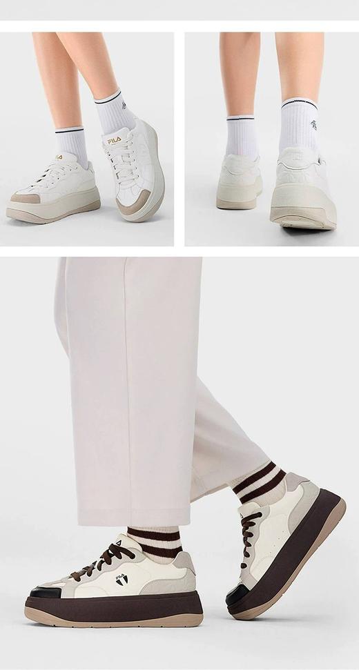 【春上新】【新品】 7楼斐乐FILA斐乐女鞋2026春季新款BELLIS板鞋小白鞋增高运动鞋吊牌价890 商品图1