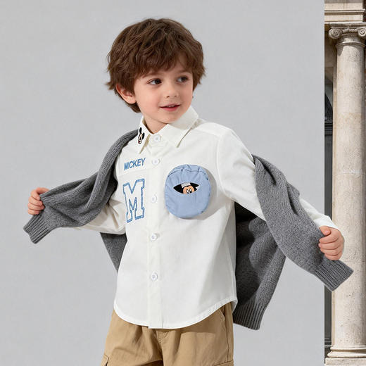 迪士尼男童长袖衬衫XD3DS023 商品图2