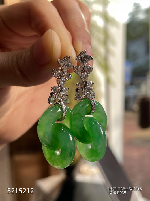 5215212，双环耳坠。具体价格微信咨询 商品图3