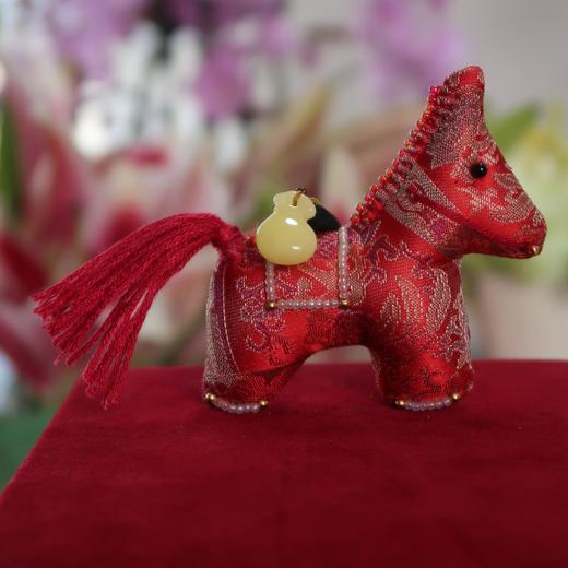 非遗大师级名锦定制|2026小马双面挂件，新中式国风，珍贵手作礼 商品图1