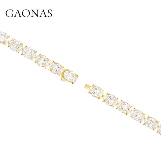 GAONAS  经典蛋形璀璨臻奢白手链11910SGO 商品图1