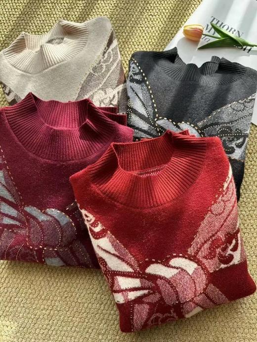 品牌直发❗【妃奴高端休闲妈妈一体绒针织毛衣5293/5230】妈妈认可的口碑品牌时髦大气，优雅知性❗️ 商品图2