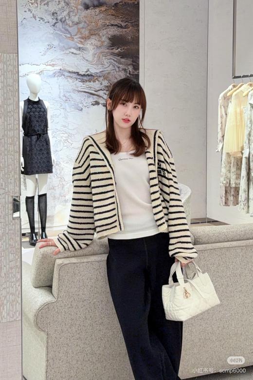 普拉达  海军领条纹针织(MM) 商品图3