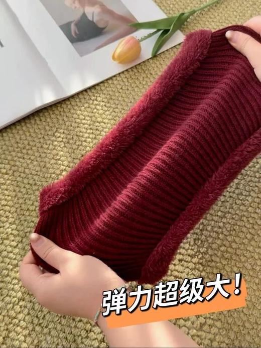 【妃奴&骏风狼】高端御寒系列兔毛保暖针织帽+男士防寒护耳鸭舌帽，多部位保暖，一件搞定！爸妈出门保暖又省事 商品图7