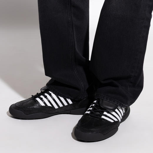 DSQUARED2 男士 Soccer系列 低帮运动鞋 白色+黑色 SNM0361 43108439 M063 商品图3
