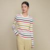 「高货rp」全新升级【铂金会员257/天猫339/差价82】(51416)洛诗琳气质彩虹条纹羊毛衫2026新款坑条修身打底针织毛衣 商品缩略图3