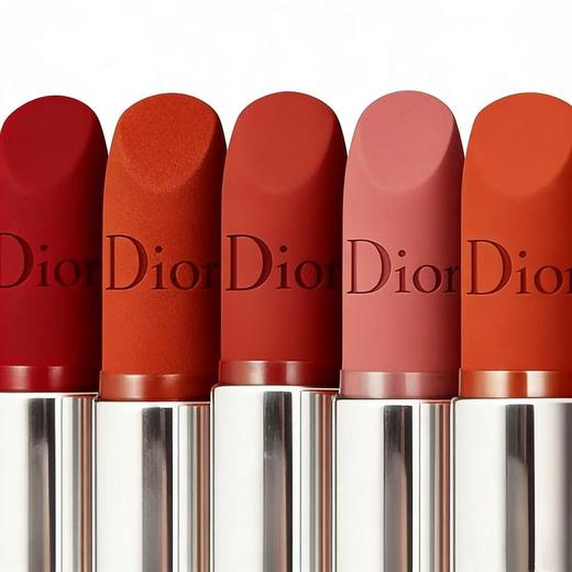 【跨境直邮】DIOR/迪奥烈艳蓝金唇膏丝绒/克丽丝汀迪奥五件套1.5g*5（新品限定） 商品图2