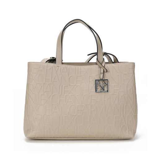 8050232343705 ARMANI EXCHANGE 女式满印LOGO大容量商务手提斜挎单肩包【32*13*23cm】 商品图0