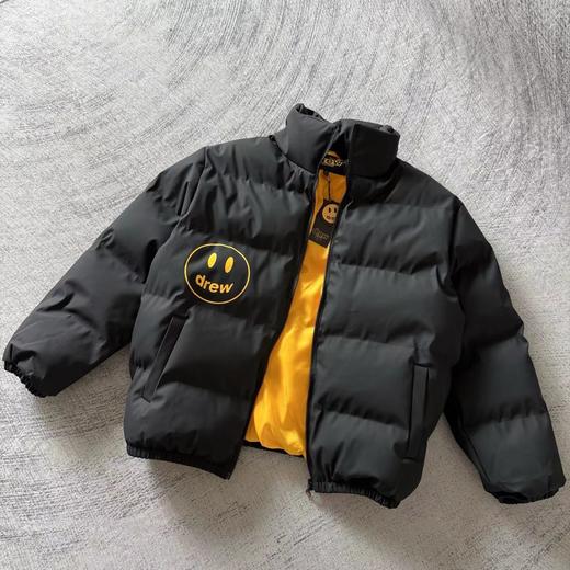 F011236Mascot Black笑脸印花拉链立领面包棉服男女同款 商品图9
