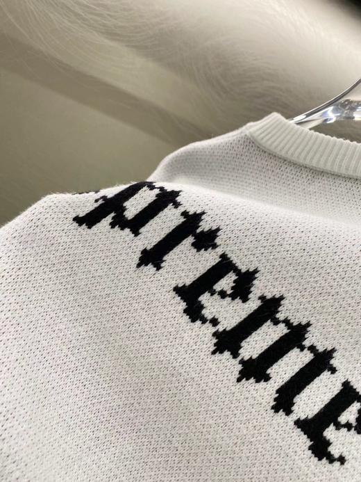 F011219联名款白雪公主图案提花圆领套头毛衣男女同款 商品图8