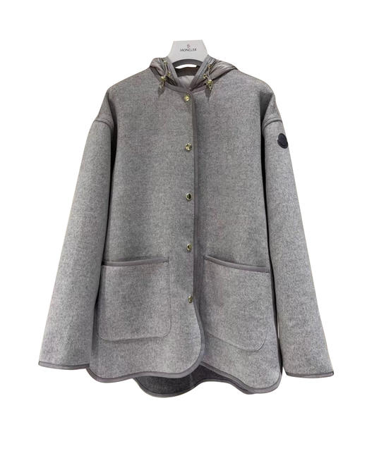 女款羊毛呢羽绒二合一外套hu018 商品图0