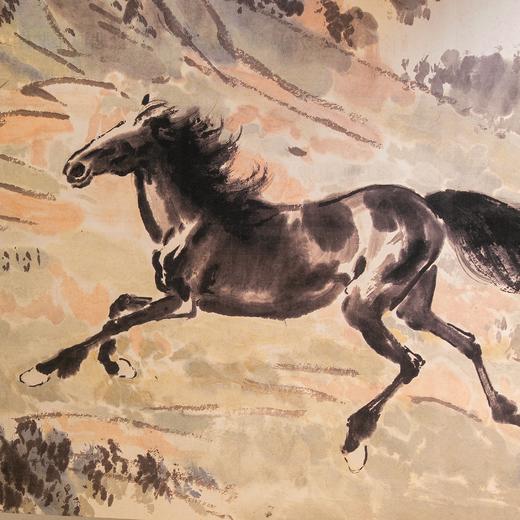 “国企监制加盖徐悲鸿原章”徐悲鸿家族认证 徐悲鸿“原章”系列<<徐悲鸿十骏图>>钞券画 大尺寸 可挂客厅书房办公室 商品图1