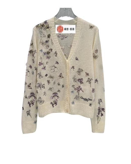 女款立体蝴蝶弹力针织开衫毛衣ba010 商品图0