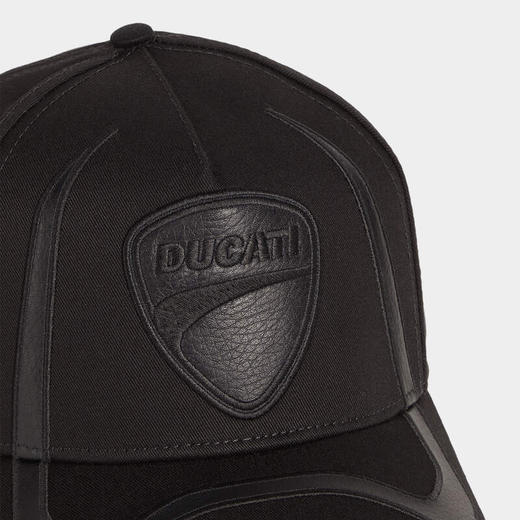 DSQUARED2 男士 Ducati联名 徽标贴片棉质棒球帽 黑色 BCM0947 05C00001 2124 商品图4