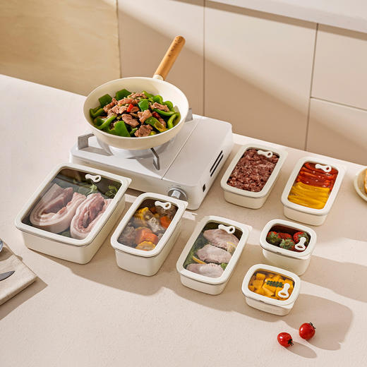 摩登主妇304不锈钢食品级保鲜盒饭盒密封盒水果便当盒冷冻分装盒 商品图5