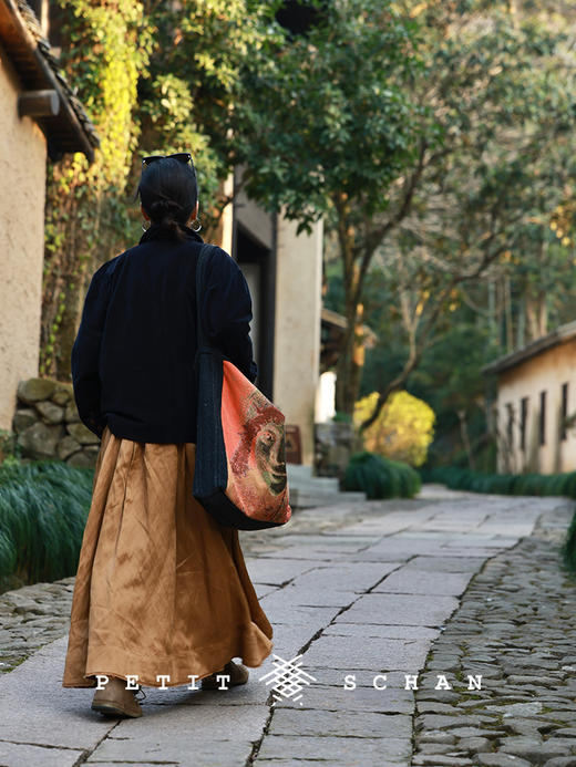 Petit Schan小闪 CLO#1022 Auspicious Start 开工大吉 纯棉平绒染色短款西装外套 商品图4