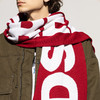 DSQUARED2 男士字母徽标提花羊毛针织围巾 红色 KNM0201 01W05506 4065 商品缩略图3