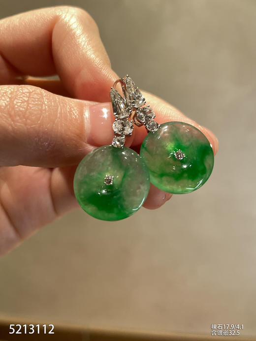 5213112，平安扣耳坠。具体价格微信咨询 商品图1