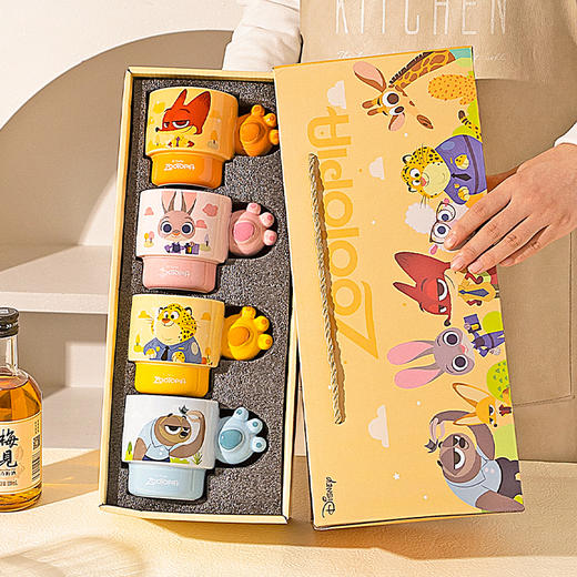 摩登主妇疯狂动物城马克杯生日礼物情侣水杯家用陶瓷喝水咖啡杯子 商品图0