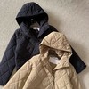 F011275女装25秋季新款菱形绗缝连帽棉服外套 商品缩略图2