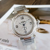 【95新】CARTIER 卡地亚W31044M7自动机械机芯日期显示35MM（女款）帕莎系列精钢/后镶钻石表圈 241225TJ21 商品缩略图2