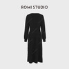 ROMI STUDIO“自信优雅”羊毛锦纶混纺两侧开叉连衣裙 RWDSL62175 商品缩略图1