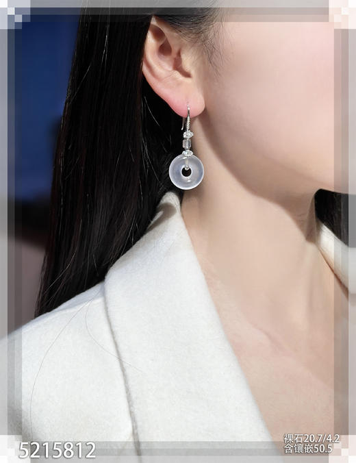 5215812，平安扣耳坠。具体价格微信咨询 商品图1