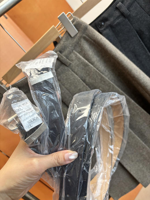 羊毛百褶裙 中长款百搭款|送 装饰腰带！ 商品图4