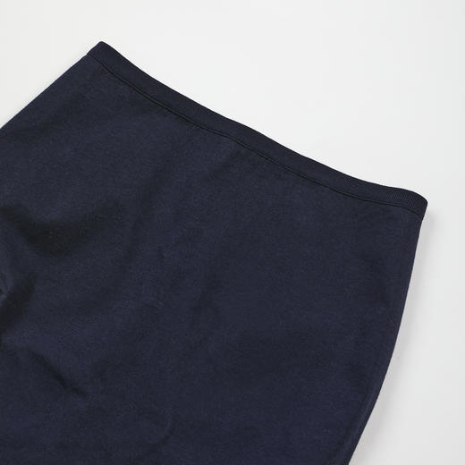 ROMI STUDIO“文艺分子”桑蚕丝混纺白边针织直筒半裙RWCSXT6795 商品图2