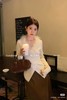 F011208新款可手拎可斜挎鹿皮绒女士保龄球包包 商品缩略图6