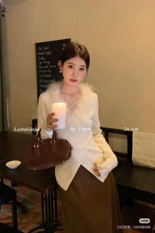 F011208新款可手拎可斜挎鹿皮绒女士保龄球包包 商品图6