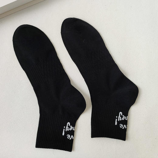 基础-简约字母提花净色男袜袜子-纪念日百货门店同款168844338 商品图6