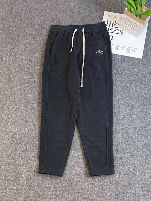 F011271男女同款加绒卫裤刺绣款加厚卫裤束脚裤 商品图5