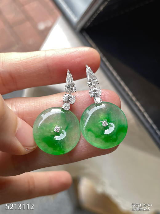 5213112，平安扣耳坠。具体价格微信咨询 商品图3