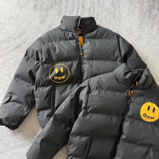 F011236Mascot Black笑脸印花拉链立领面包棉服男女同款 商品图4