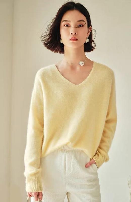 无缝一体工艺拉毛羊毛衫｜澳洲羊毛、山羊绒黄金配比，软糯舒适 商品图4