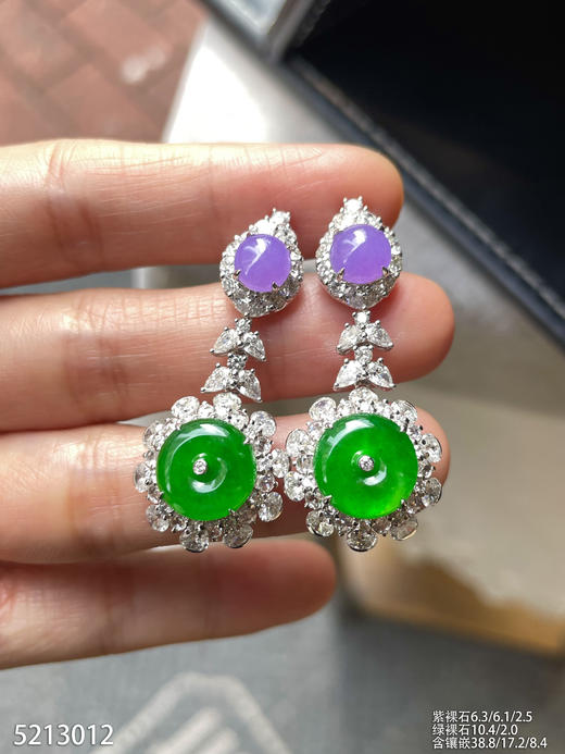 5213012，平安扣耳坠。具体价格微信咨询 商品图3