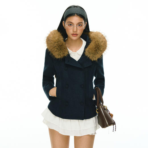 Ariseism 美式复古高级感棉服外套女冬季新款修身保暖棉衣 商品图1