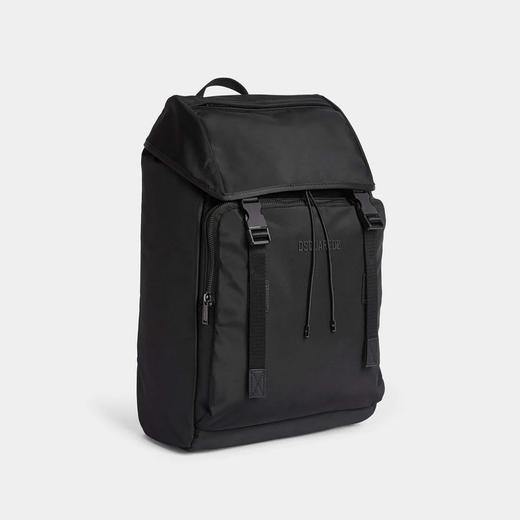 【一】DSQUARED2 男士 Urban 系列 字母徽标贴片双肩包 黑色 BPM0103 16806815 2124 商品图2