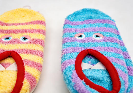 TUTUANNA 秋冬季居家毛毛船袜 22~24cm （M码）2双/组 商品图0