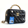 【95新】CHANEL香奈儿黑金油蜡皮手柄方盒子相机包单肩包女士 060126NJS29 商品缩略图1